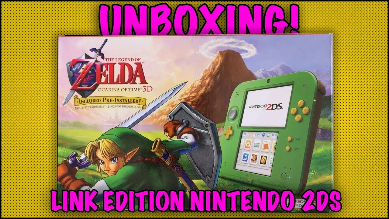 Moderat Ubetydelig atomar UNBOXING! Nintendo 2DS Link Edition - The Legend of Zelda Ocarina of Time -  YouTube