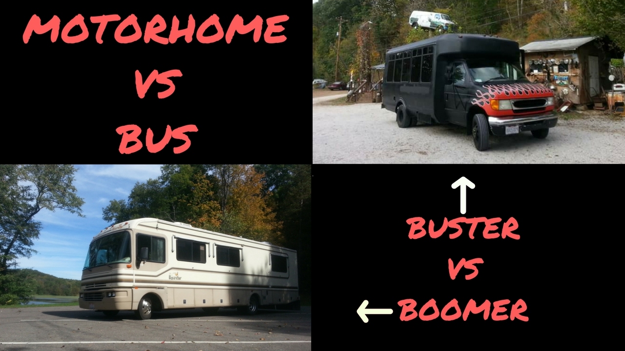 tour bus vs motorhome