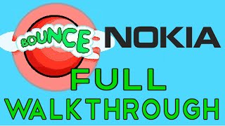 Bounce Nokia LEGENDARY JAVA GAME! FULL WALKTHROUGH