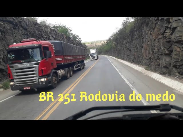 Conheça a BR 251 indo para Salinas em Minas Gerais 