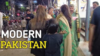 PAKISTANI NIGHTLIFE, FULL EID NIGHT WALKING TOUR - 4K 2024