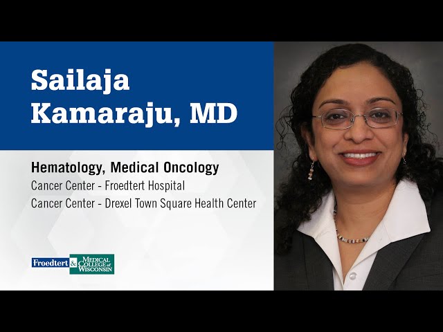 Watch Dr. Sailaja Kamaraju, hematologist/oncologist on YouTube.