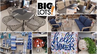 BIG LOTS! * Patio & Outdoor Furniture * Flamingo * Nautical * Summer & Spring 2024 Decor