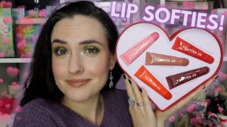 Tower 28 LIP SOFTIES 5 NEW tinted lip balms | review + lip swatches plus extended bloops!