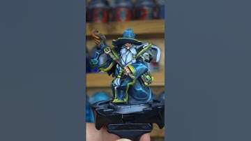 Slapchop Wizard!!!! Painting a 3d printed miniature! #miniaturepainting #minipainting