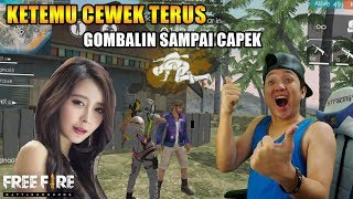 MODUSIN CEWE DI TOLAK MENTAH2 AUTO NGENES RANDOM SQUAD   garena free fire