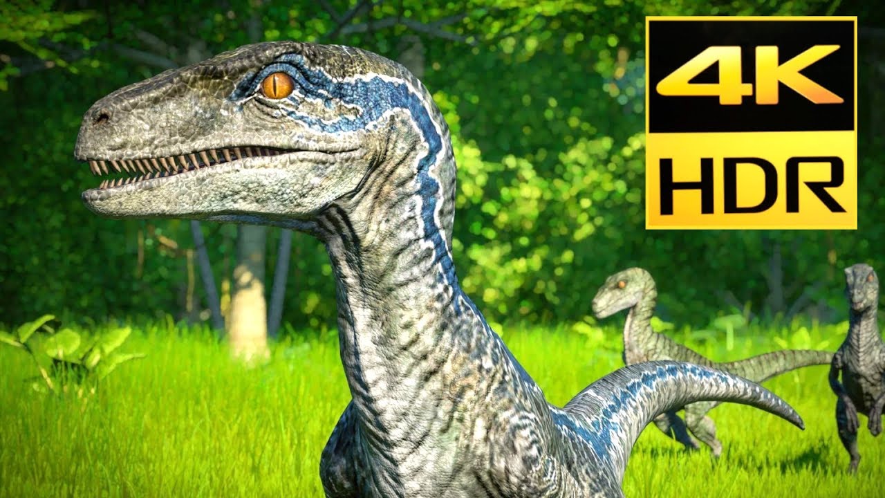 Blue Of The Movie Jurassic World Appears On Jwe 4k Youtube