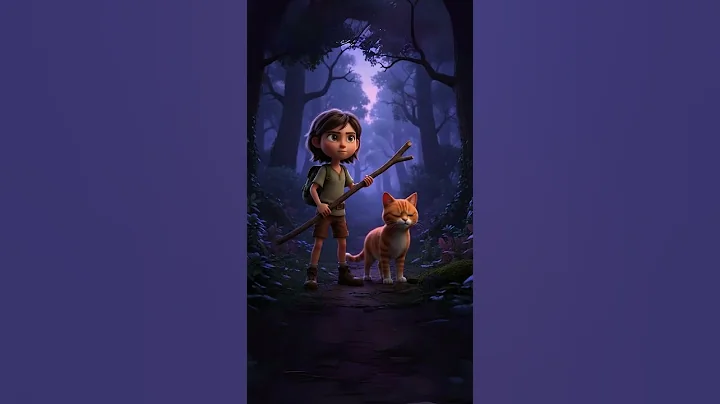 Video 10975271: forest cat cartoon, forest cat cute, forest cat animals cute, cute small cat