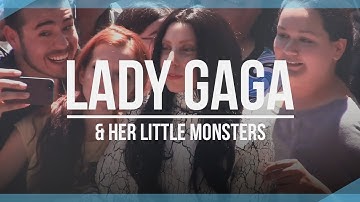 Lady Gaga & her Little Monsters ❤️