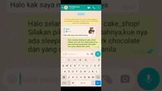 pov:jualan kue #whatsapp #mock #fyp #kue #jualanonline screenshot 1
