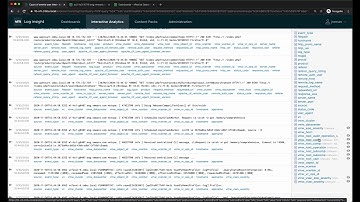 Using vRealize Log Insight Interactive Analytics