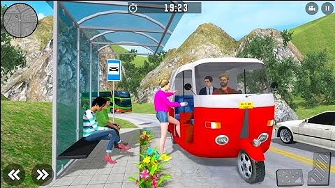 Tuk Tuk Auto Rickshaw Offroad Driving games 2023 - Android Gameplay
