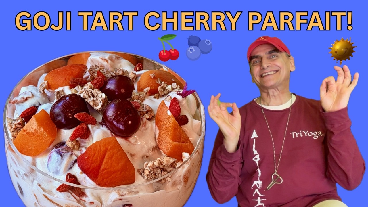 גרנולה עם עשבי תיבול, דובדבנים ויוגורט אגוזים