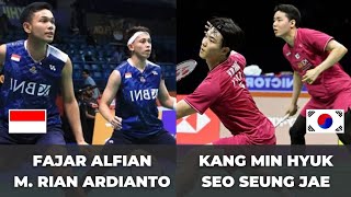 Fajar Alfian/M.Rian Ardianto (INA) vs Kang Min Hyuk/Seo Seung Jae (KOR) | Badminton
