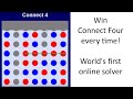 Win At Connect Four Every Time! The World's First Online Connect 4 Solver