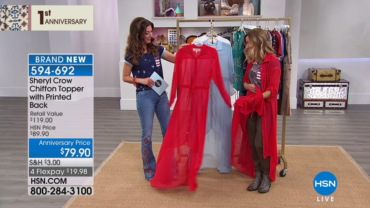 HSN Sheryl Crow Fashions 1st Anniversary 04.27.2018 02 PM YouTube