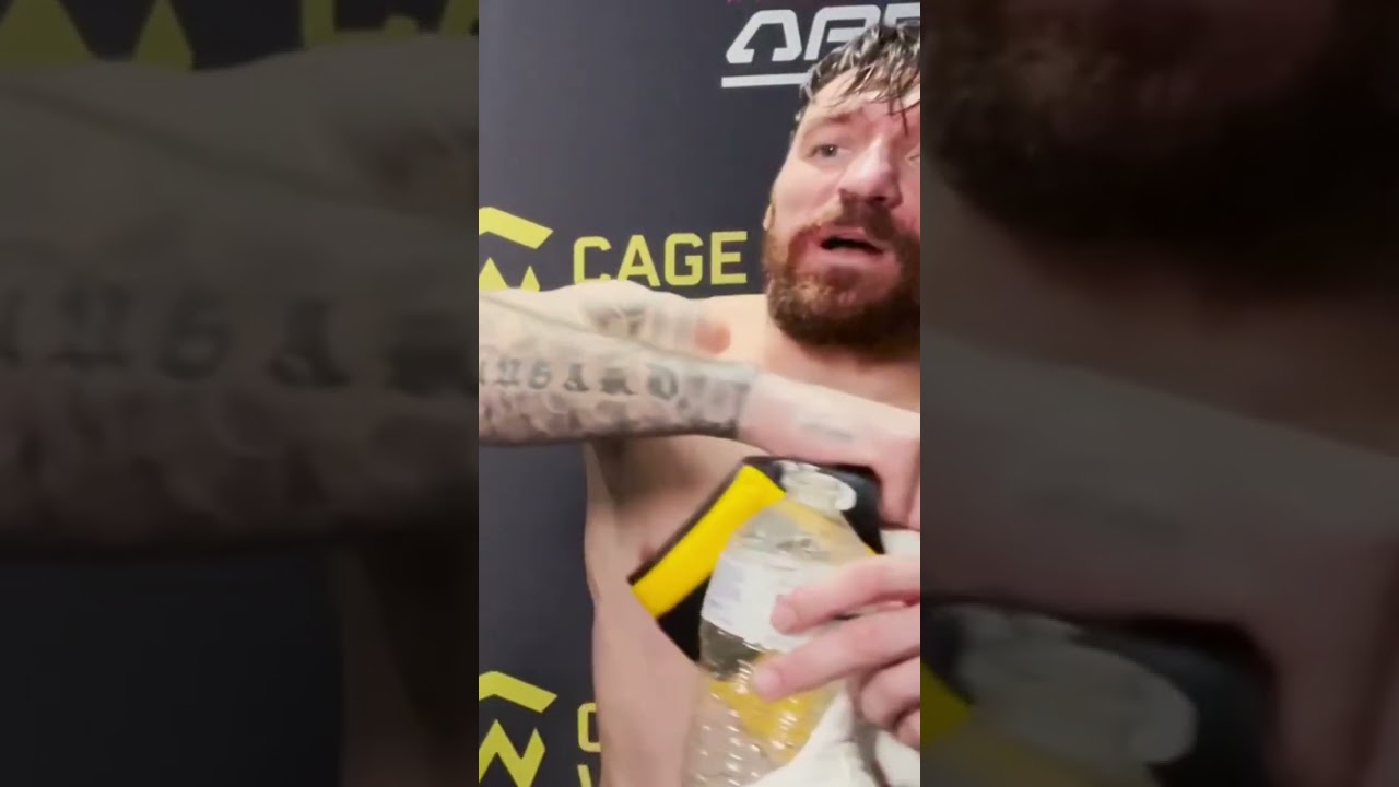 Chris ‘The Bad Guy’ Bungard talks about the late elbow in his fight at 
