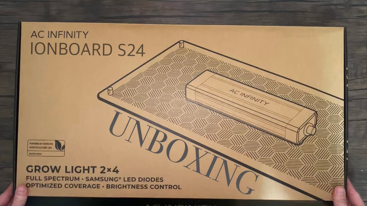 AC Infinity IONBOARD S24 LED Unboxing 