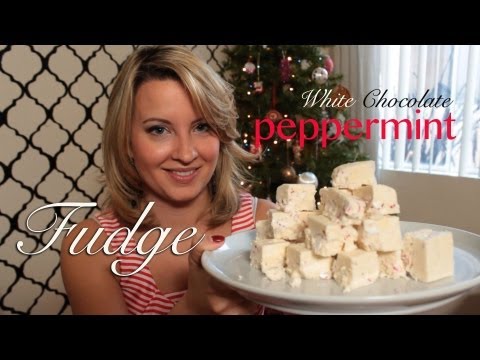 White Chocolate Peppermint Fudge Recipe
