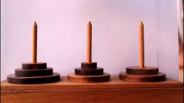 Tower of Hanoi- 9 disks - 8x speed