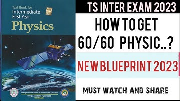 ts inter first year physic blueprint 2023 | physic blueprint 2023 #tsinterphysic @SayeedTutorials
