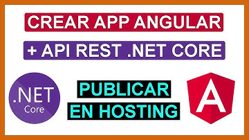 Crear aplicación ANGULAR con API REST .NET 7 | ✅ Publicar en HOSTING✅