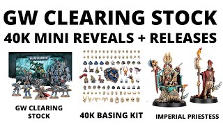 Gw Clearing Stock? New 40K Basing Kit, New Imperial Priestess, Marine Consul + This Weeks Releases