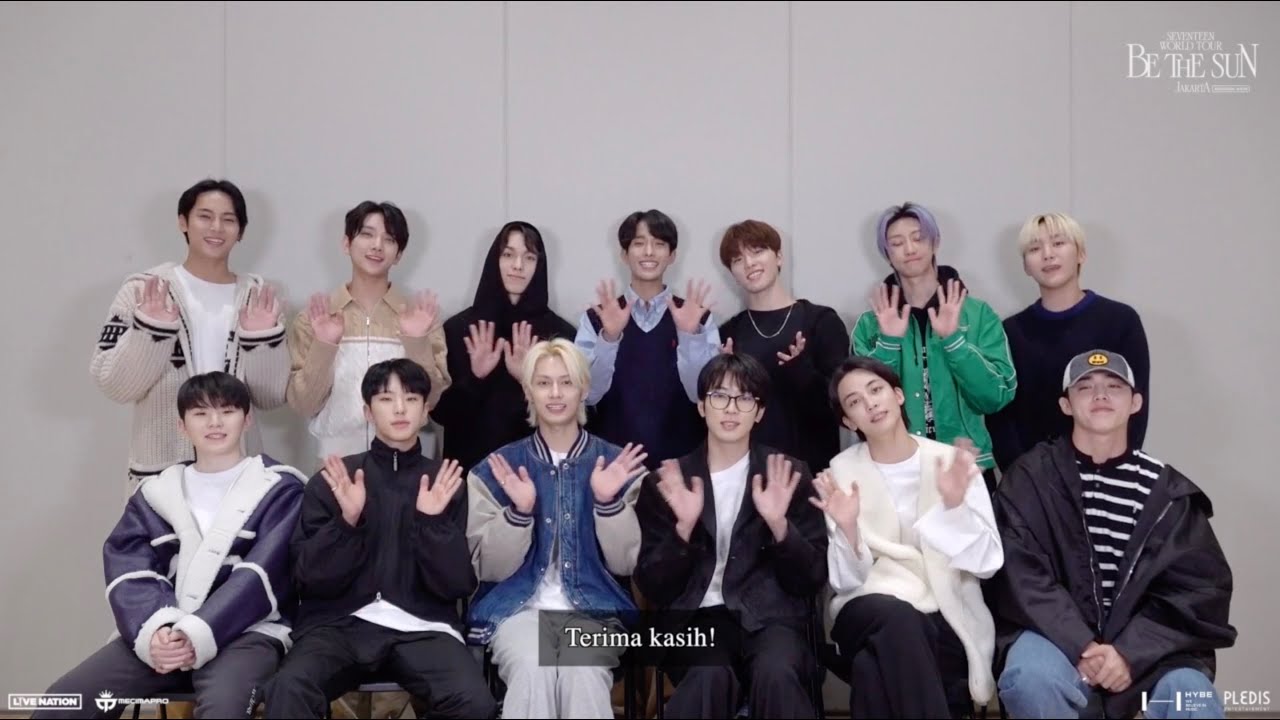 OFFICIAL GREETINGS] SEVENTEEN WORLD TOUR [BE THE SUN] - JAKARTA