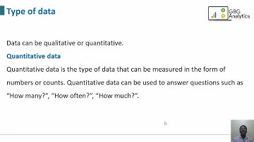 1.  Foundations of Data: Types and Sources