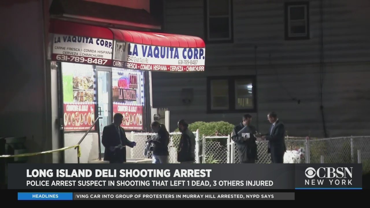 Police Arrest Suspect In Fatal Long Island Deli Shooting - YouTube