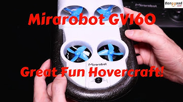 Mirarobot GV160 5.8ghz FPV Whoov,Hovercraft Review
