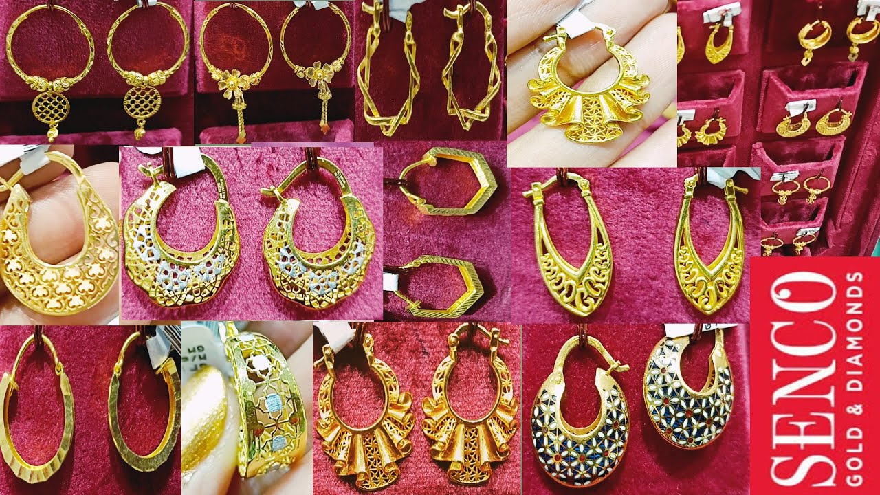 Jaffri Artworked Gold Danglers