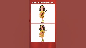 Spot 3 Differences! Find The Difference #shorts #spotthedifference #shortfeed