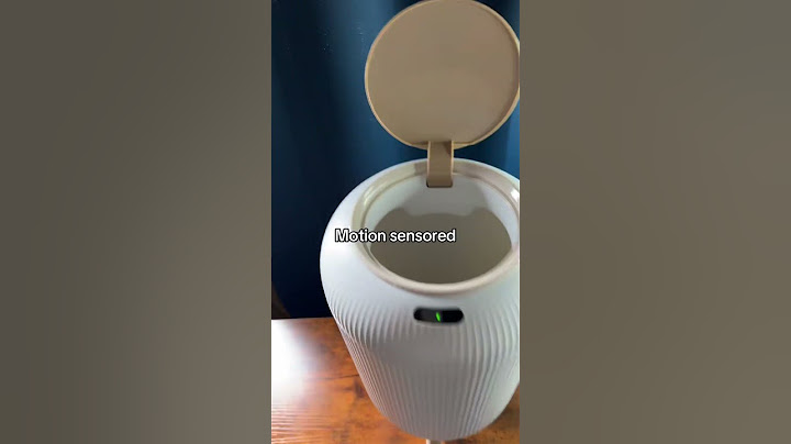 Motion Sensor Trashcan for Bathrooms! #motionsensor #trashcan #bathroom