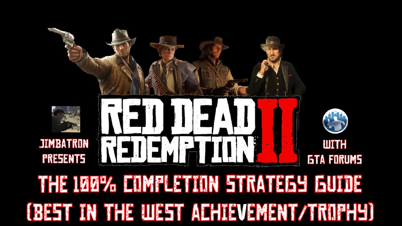 Distraktion svinge Snor The Red Dead Redemption II 100% Completion Strategy Guide - YouTube