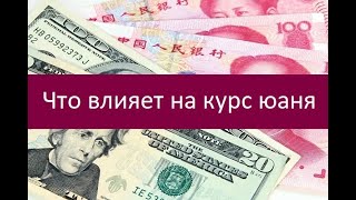 Что влияет на курс юаня. Основные факторы