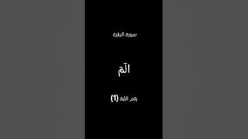 سورة البقرة الآية 1 #القرآن_الكريم #القرآن #قرآن #bitcoin #foryou #freefire #music #motivation