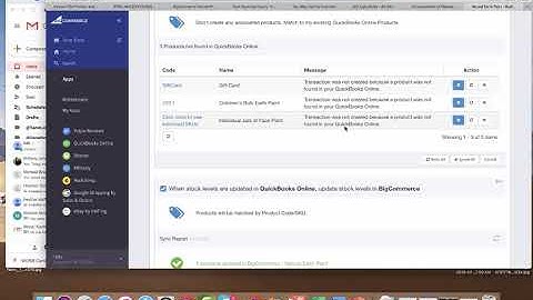 Bigcommerce Quickbooks Integration review and changes