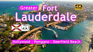 Greater Fort Lauderdale - Hollywood, Dania, Pompano, & Deerfield Beach (A1A Part 2) by TampaAerialMedia 61,585 views 1 year ago 24 minutes