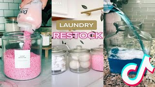 Refill and Organizing Laundry Bathroom ASMR || Best Aesthetic Tiktok