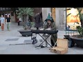 Nuvole bianche - Pianolito - Piano street cover in Barcelona