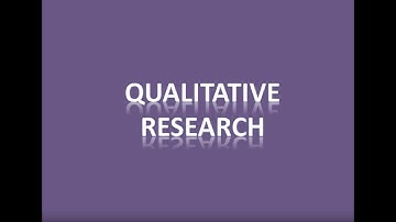 Qualitative Research: Part 3