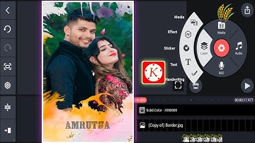 New Style Trending photo Ink Splash Lyrical Video Editing in Kinemaster hindi Ink Splash Editing