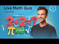 LIVE Math Quiz #shorts #mathpuzzle