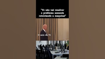 Quando o cara da TI precisa trabalhar #profissionaldeti #tecnologia #humor  #programação