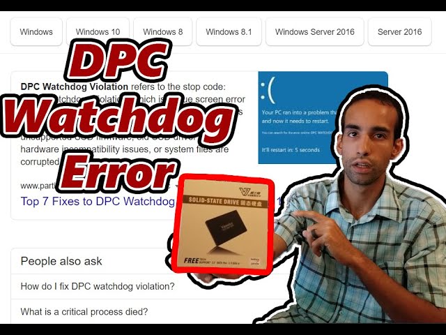 Dpc Watchdog Violation Vaseky V800 Bsod Youtube
