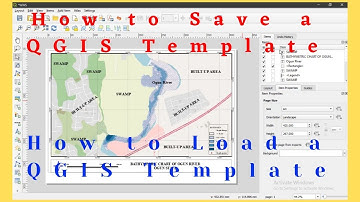 How to Load Map Templates in QGIS | How to Save Map Templates in QGIS