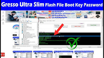 Gresso Ultra Slim (SPD6531E) Flash File Boot Key and Password Unlock