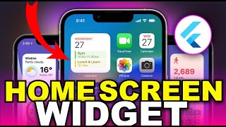 Let's create home screen widgets with Flutter | Develop home screen widgets for iOS and android app