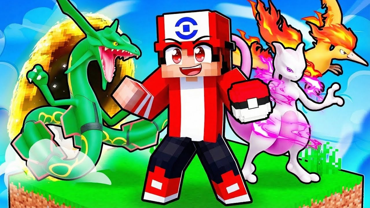 TRAPPED on a LEGENDARY POKEMON ISLAND in Minecraft! - YouTube